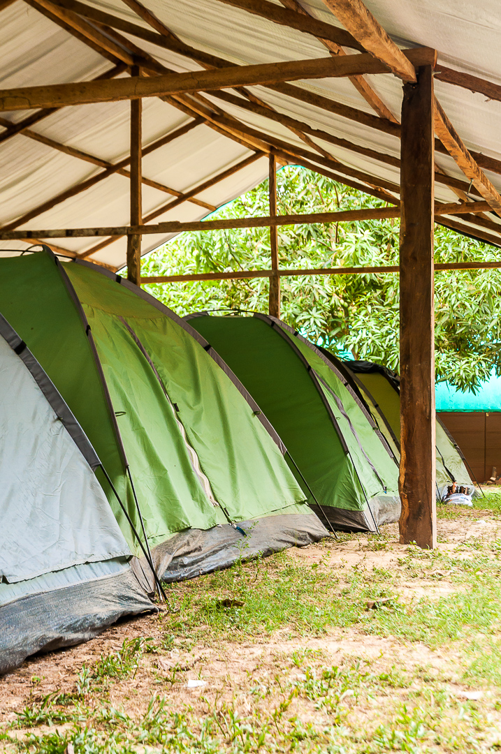 Carpa en el Parque Tayrona